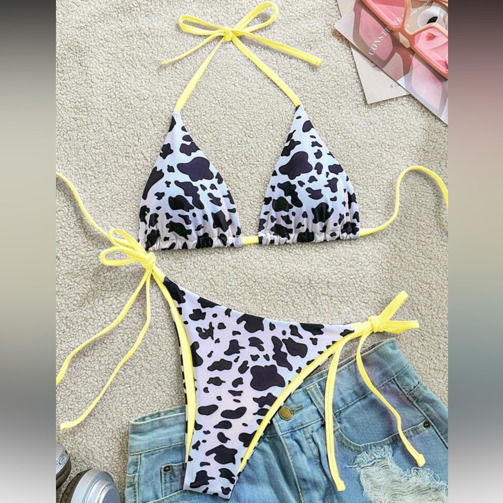 Cow Print Bikini